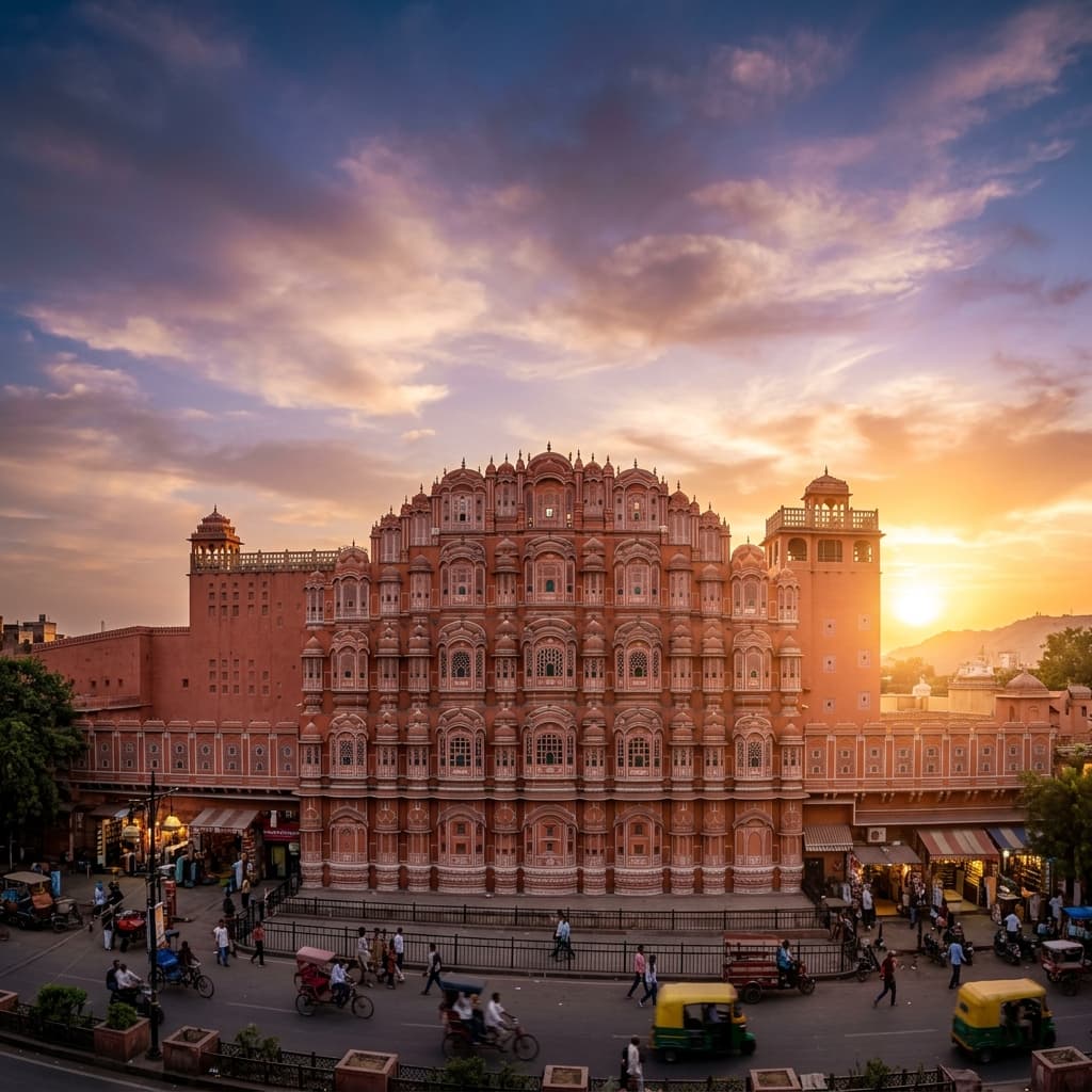 Best street food near Hawa Mahal, Jaipur